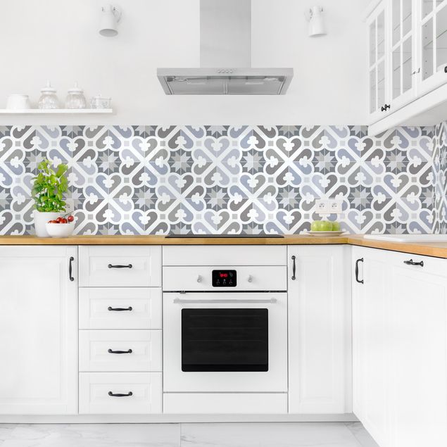 Rivestimento cucina con disegni Piastrelle geometriche - Aria
