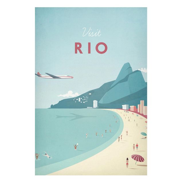 Quadri mare Poster di viaggio - Rio De Janeiro