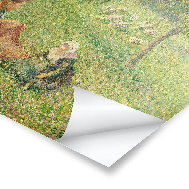 Quadri moderni   Camille Pissarro - Il pascolo delle oche
