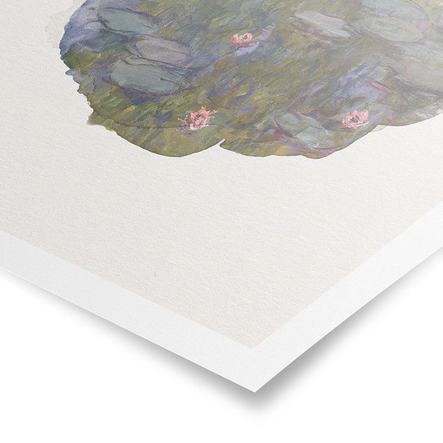Quadro moderno Acquerelli - Claude Monet - Ninfee (Nympheas)