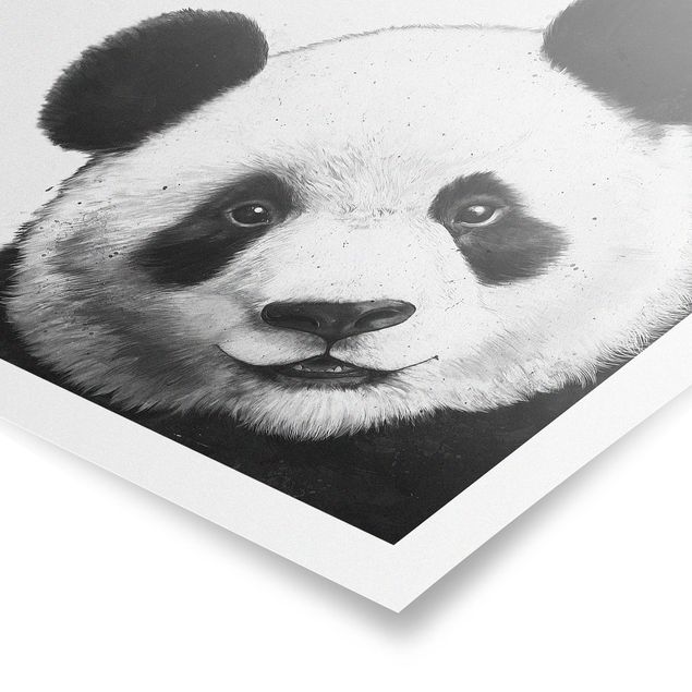 Riproduzioni quadri Illustrazione - Panda Disegno in bianco e nero