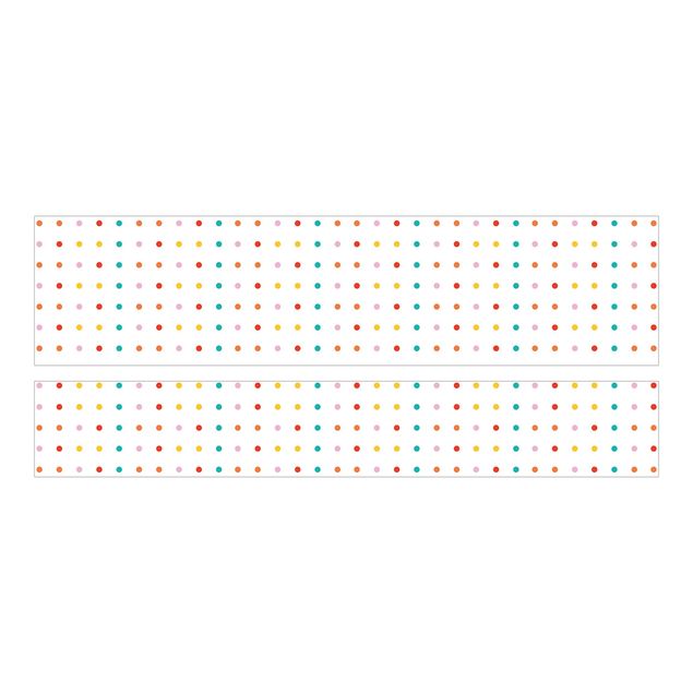 Carta adesiva per mobili IKEA - Malm Letto basso 180x200cm No.UL748 Little Dots