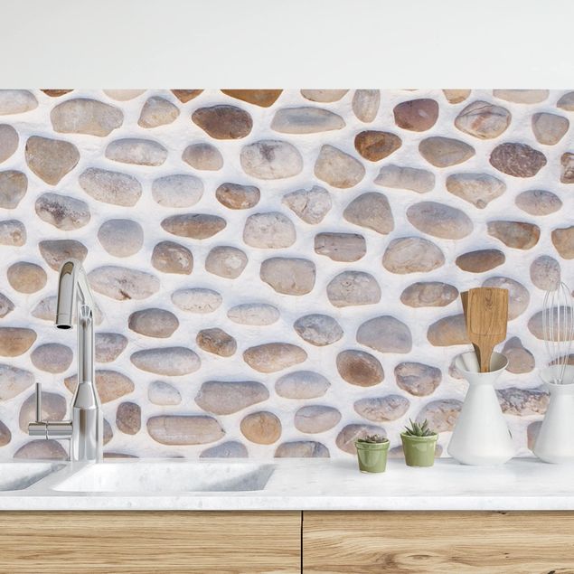 rivestimenti cucina effetto pietra Muro di pietra andaluso