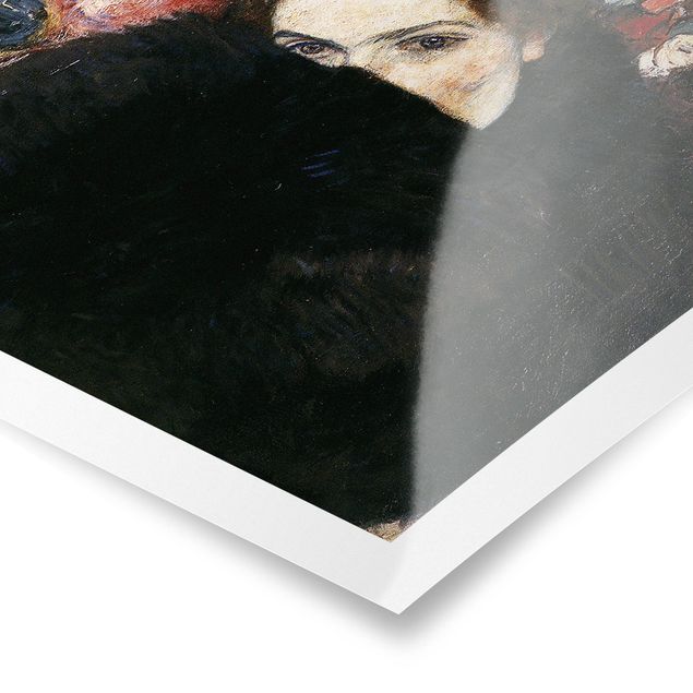 Riproduzione quadri famosi Gustav Klimt - Signora con la muffola