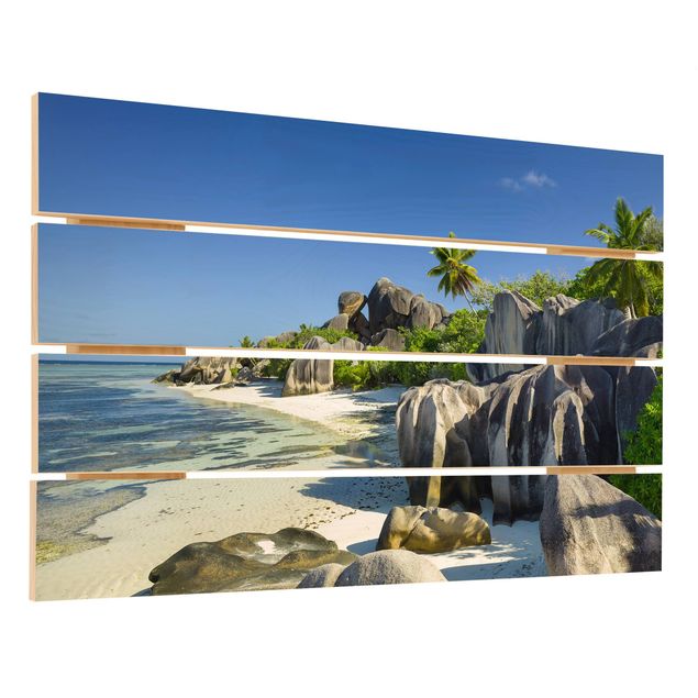 Stampe Spiaggia da sogno Seychelles