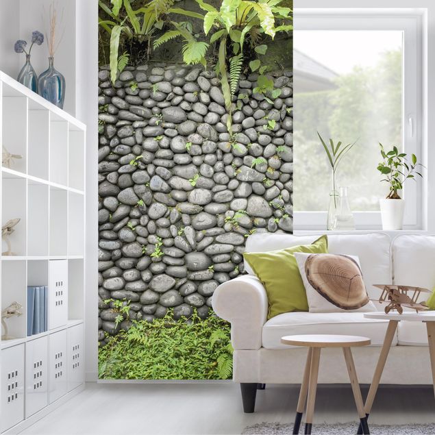 Tenda a pannello - Stone Wall With Plants - 250x120cm