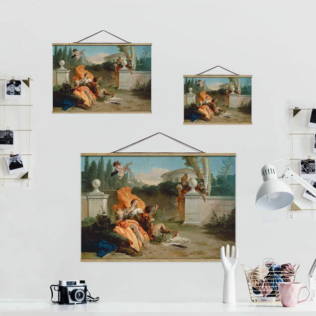 Ritratto quadro Giovanni Battista Tiepolo - Rinaldo e Armida