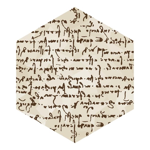 Carta da parati fotomurali Manoscritto Da Vinci