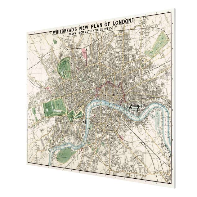 Quadro mappamondo Mappa vintage Londra