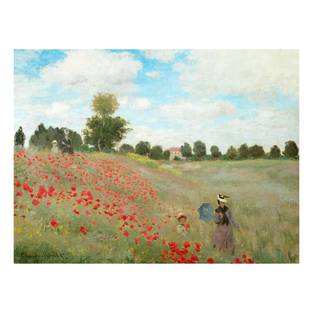 Paraschizzi con fiori Claude Monet - Campo di papaveri vicino ad Argenteuil