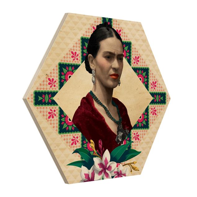 Quadri Frida Kahlo - Fiori e geometria