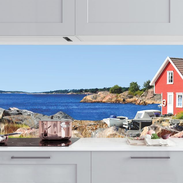 Rivestimenti per cucina con spiaggia Vacanze in Norvegia