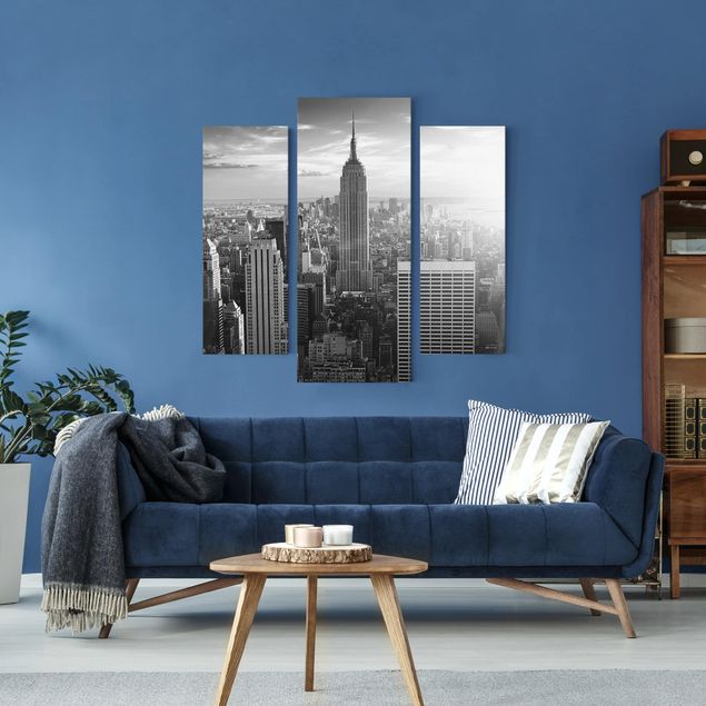 Quadro su tela componibile Skyline di Manhattan