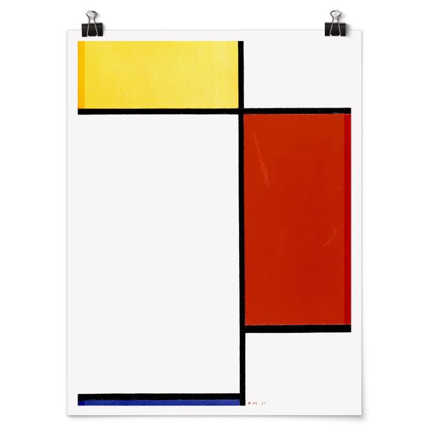 Quadro moderno Piet Mondrian - Composizione I