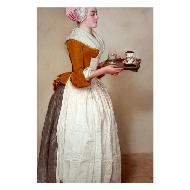 Riproduzioni quadri famosi Jean Etienne Liotard - La ragazza del cioccolato