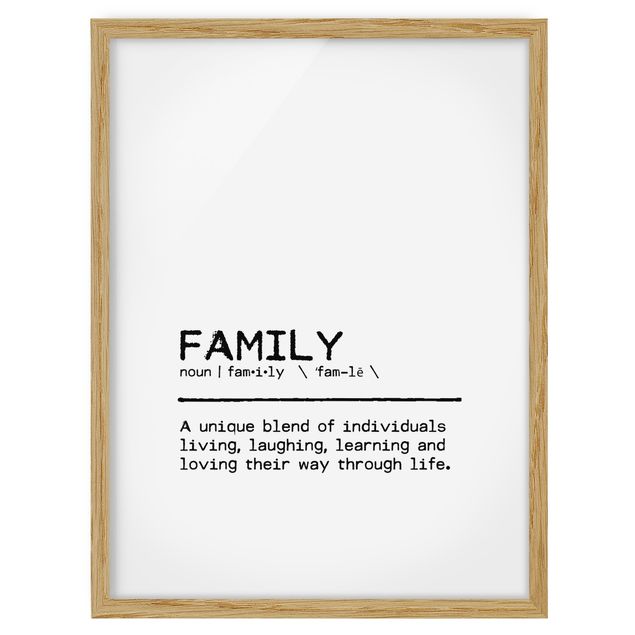 Quadri Definizione Famiglia Unica