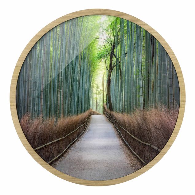 Quadri skyline  Il sentiero attraverso il bambù