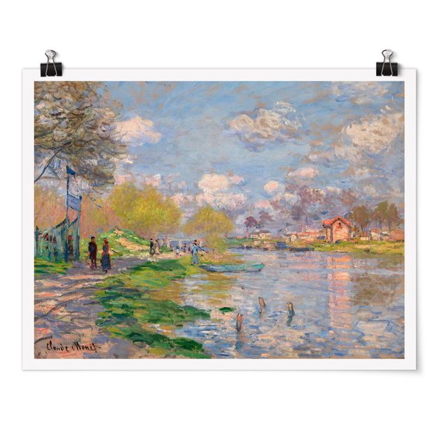 Impressionismo quadri Claude Monet - Primavera sulla Senna