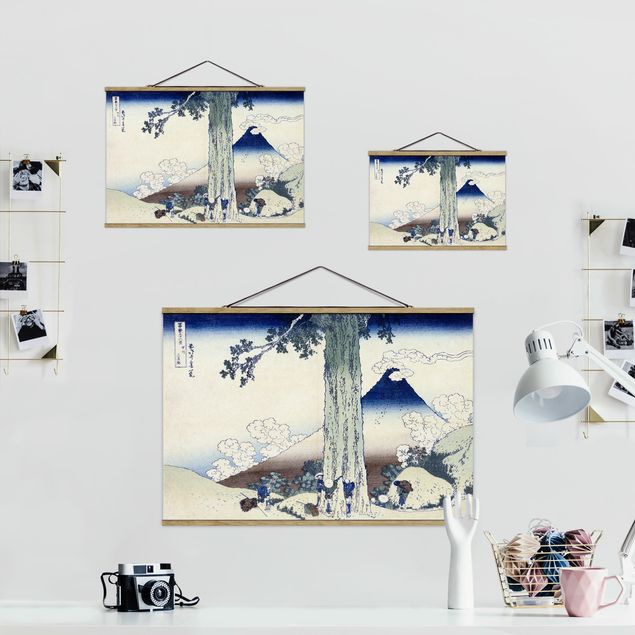 Riproduzione quadri famosi Katsushika Hokusai - Passo Mishima nella provincia di Kai