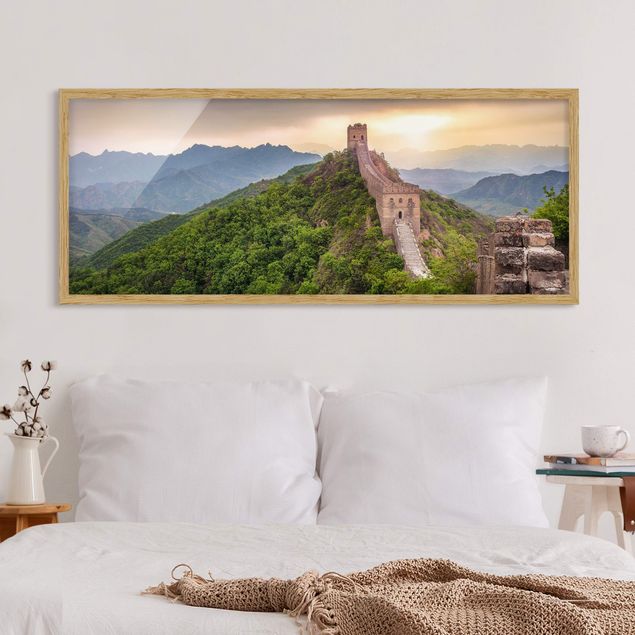 Quadri montagne La muraglia infinita della Cina