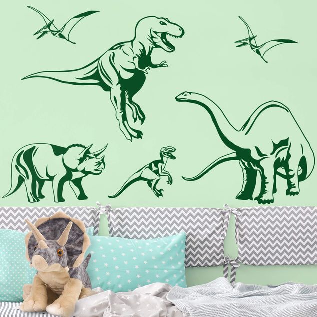 Adesivo murale - Dino Set