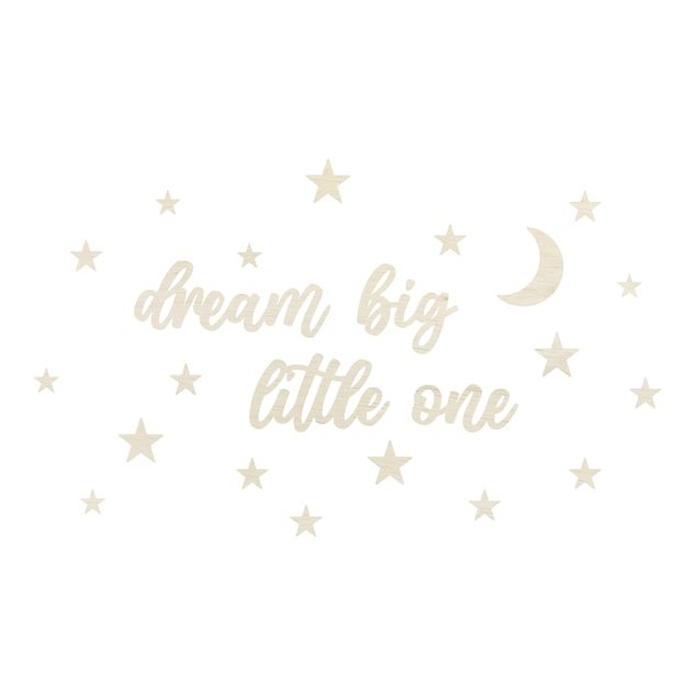 Stampe Dream big little one - Luna & stelle