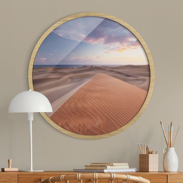 Quadri mare Vista sulle dune