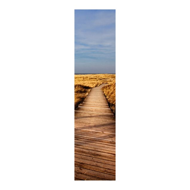 Tende a pannello scorrevoli con paesaggio Sentiero delle dune a Sylt