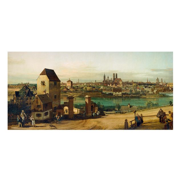 Quadro espressionismo Bernardo Bellotto - Monaco, vista da Haidhausen