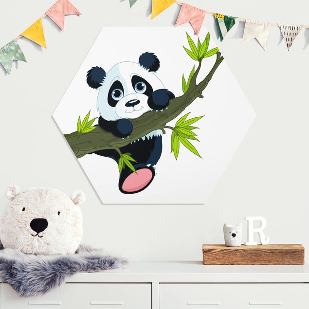 Decorazioni camera bambini Panda arrampicatore