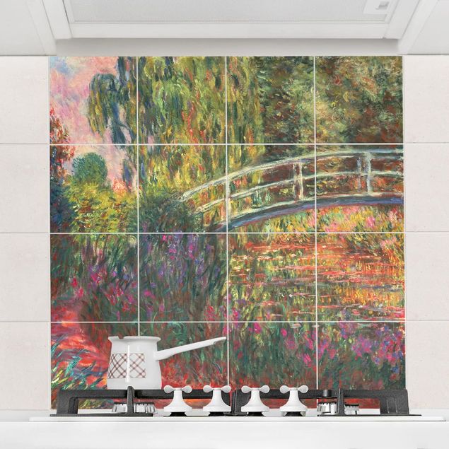 Stampe quadri famosi Claude Monet - Ponte giapponese nel giardino di Giverny