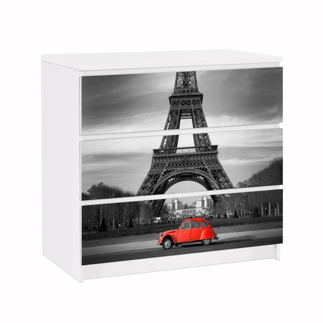 Pellicole adesive in bianco e nero Spot su Parigi