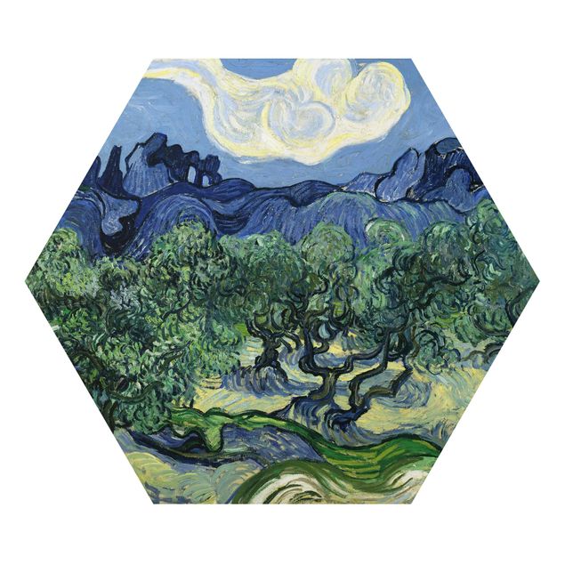 Quadri con paesaggio Vincent Van Gogh - Alberi di ulivo
