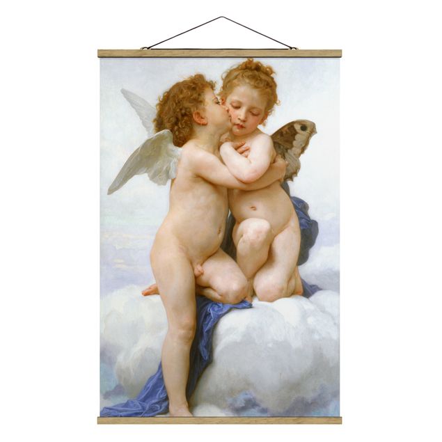 Riproduzione quadri famosi William Adolphe Bouguereau - Il primo bacio