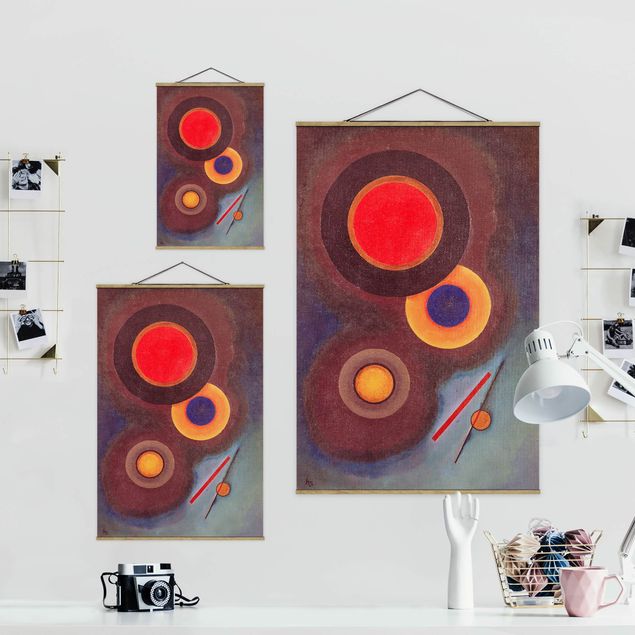 Riproduzione quadri famosi Wassily Kandinsky - Cerchi e linee