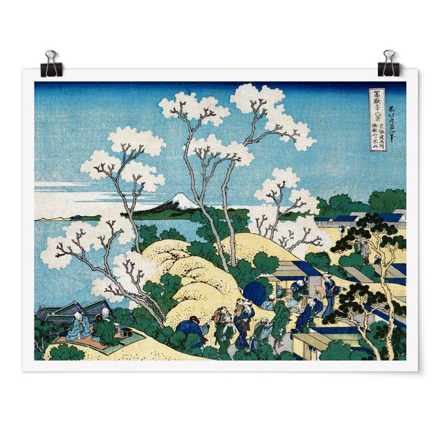 Quadri moderni per arredamento Katsushika Hokusai - Il Fuji di Gotenyama