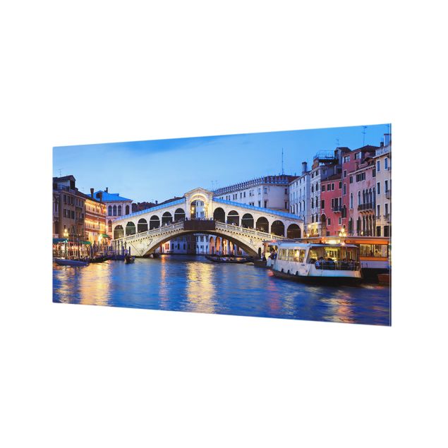 Paraschizzi in vetro - Ponte di Rialto a Venezia - Orizzontale 2:1