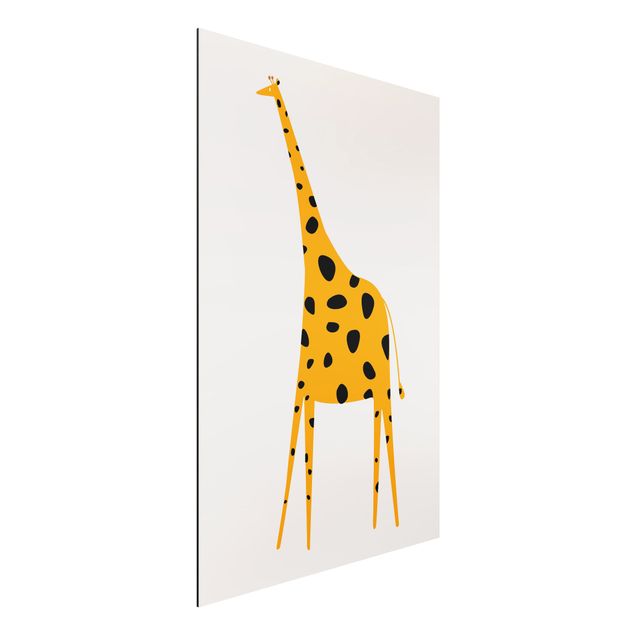 Decorazioni cameretta Giraffa gialla