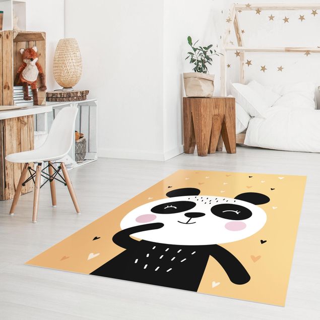 Decorazioni camera neonato Il panda più felice