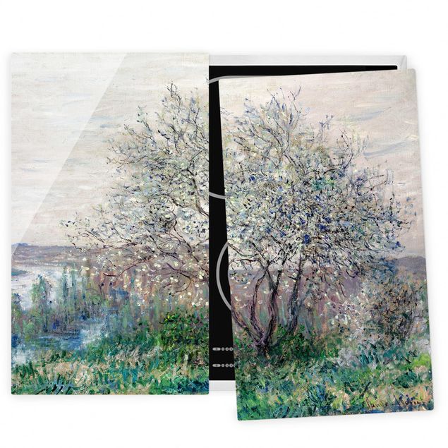 Stampe quadri famosi Claude Monet - Primavera a Vétheuil