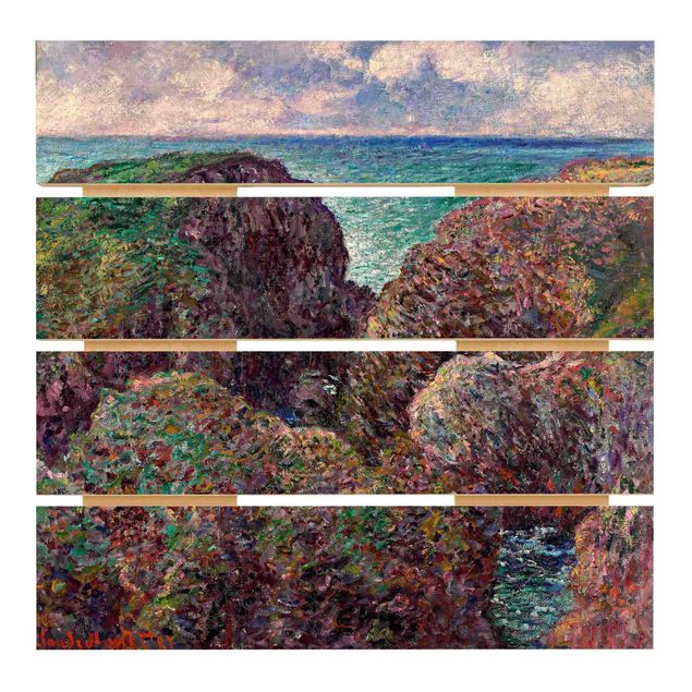 Stile di pittura Claude Monet - Gruppo di rocce a Port-Goulphar