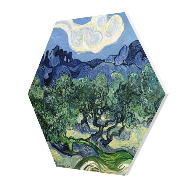 Stile artistico Vincent Van Gogh - Alberi di ulivo