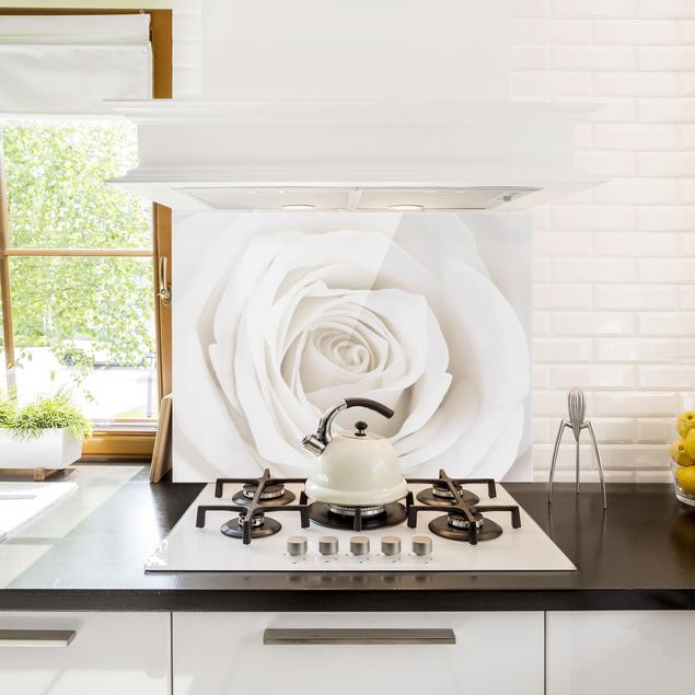 Decorazione cucina Pretty White Rose