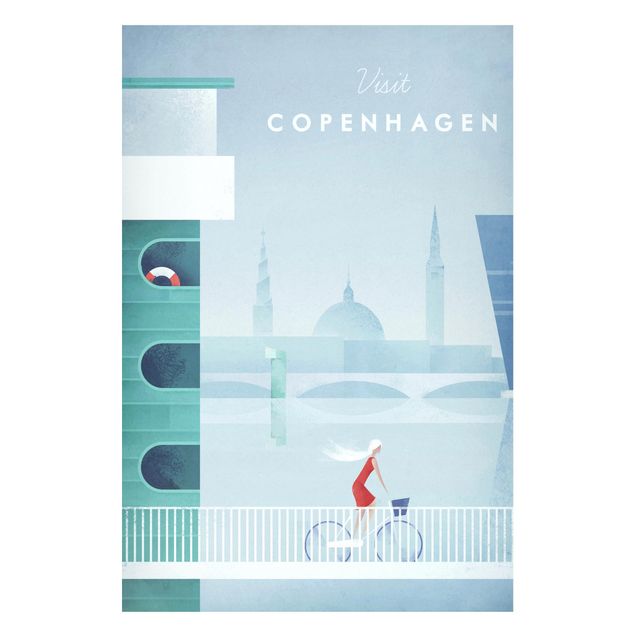 Quadri vintage Poster di viaggio - Copenaghen