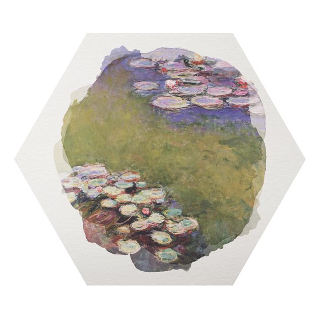 Quadri moderni   Acquerelli - Claude Monet - Ninfee