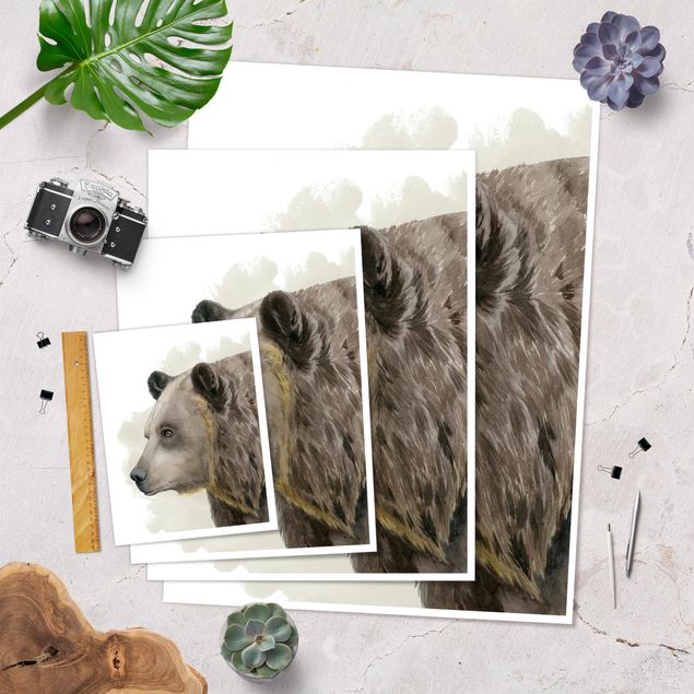 Poster - Forest Friends - Orso - Verticale 4:3