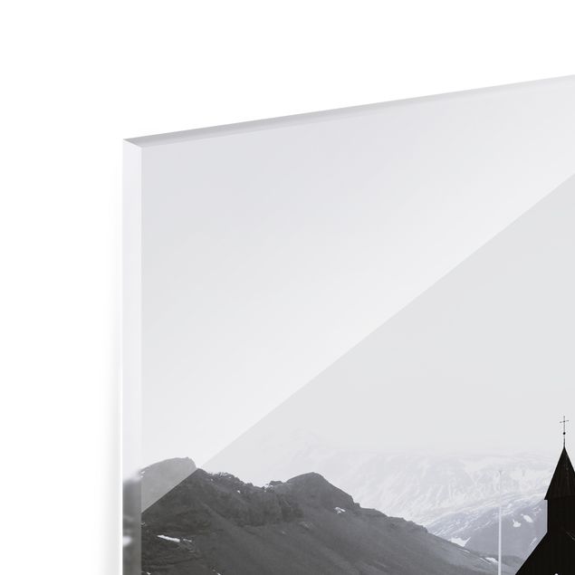 Paraschizzi in vetro - La chiesa nera - Formato orizzontale 3:2