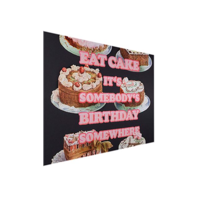 Quadri colorati Mangia la torta È il compleanno