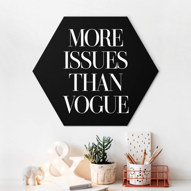 Quadri moderni bianco e nero More Issues Than Vogue