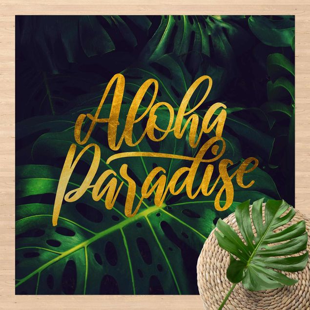 tappeto moderno Giungla - Paradiso Aloha